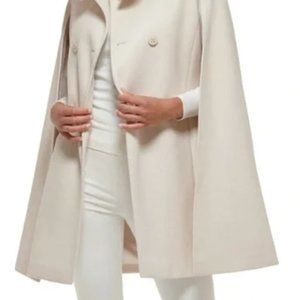 Calvin Klein Women’s Double-Breasted Cape Coat